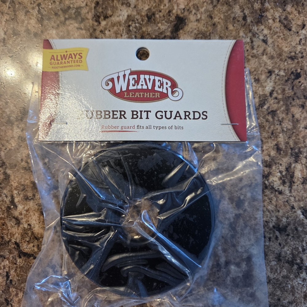 Weaver Leather Black Rubber Bit Guards